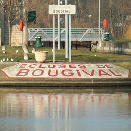 Site de Bougival, Écluses et barrage